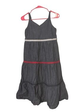 Super lightweight Denim Red White & Blue Dress